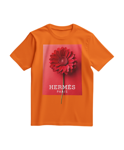 T-shirt Red Bloom Paris