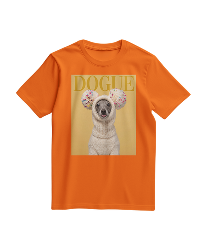 Camiseta T-shirt Dogue Balaclava laranja da marca Camalestore, com design colorido e confortável para uso casual.
