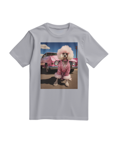 Camiseta cinza Dream Ride da Camalestore com estampa gráfica na frente e tecido de algodão confortável.