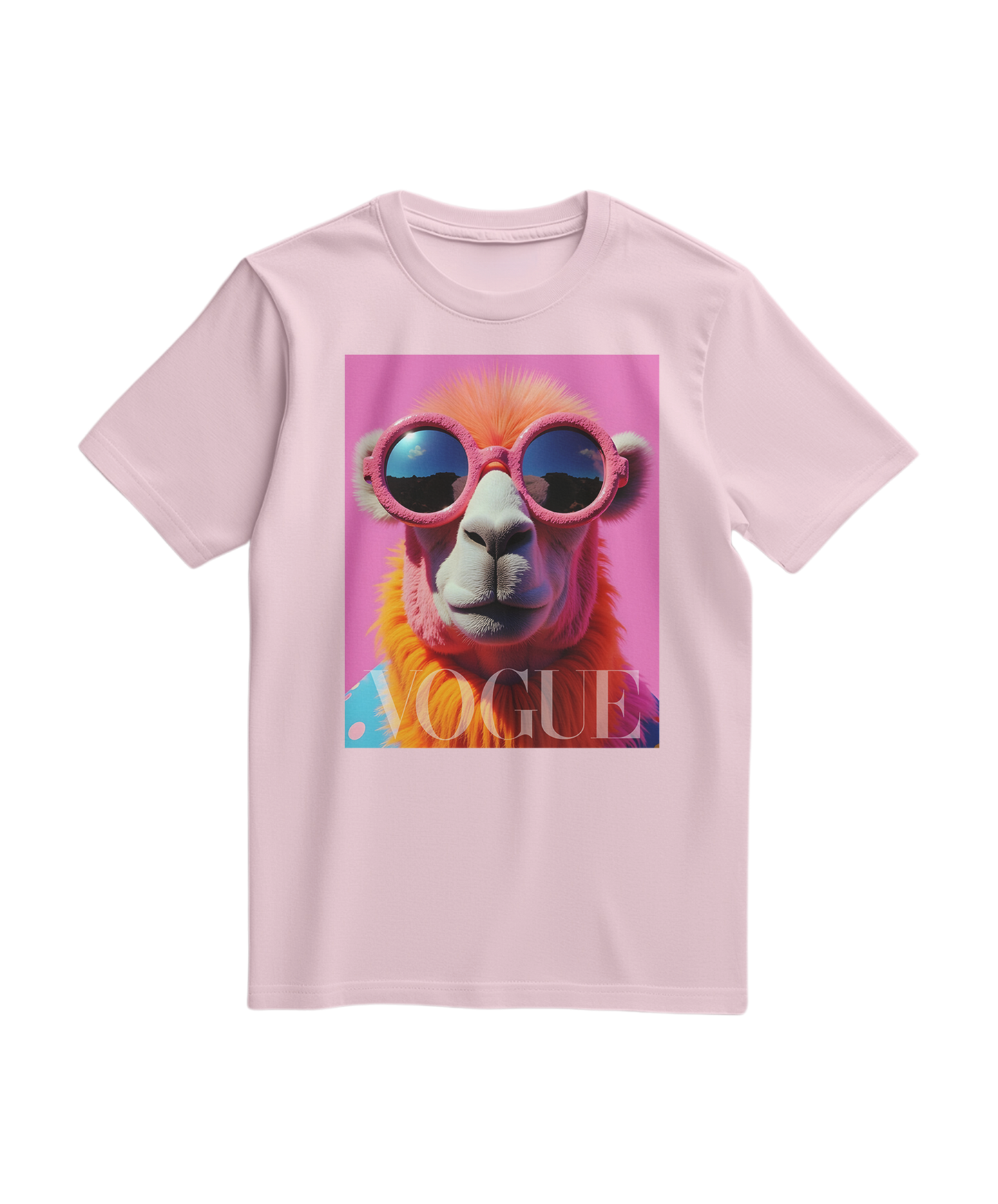 T-shirt Pink Camel Icon