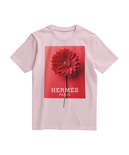 T-shirt Red Bloom Paris
