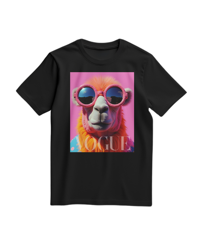 T-shirt Pink Camel Icon