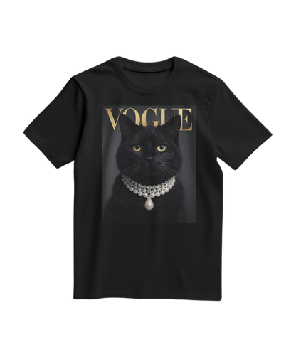 T-shirt Black Cat V
