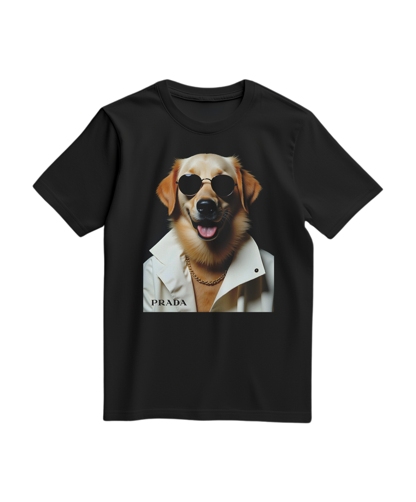 Camalestore T-shirt preto Golden Style, confortável com design simples, tecido de algodão, modelo casual para uso diário.