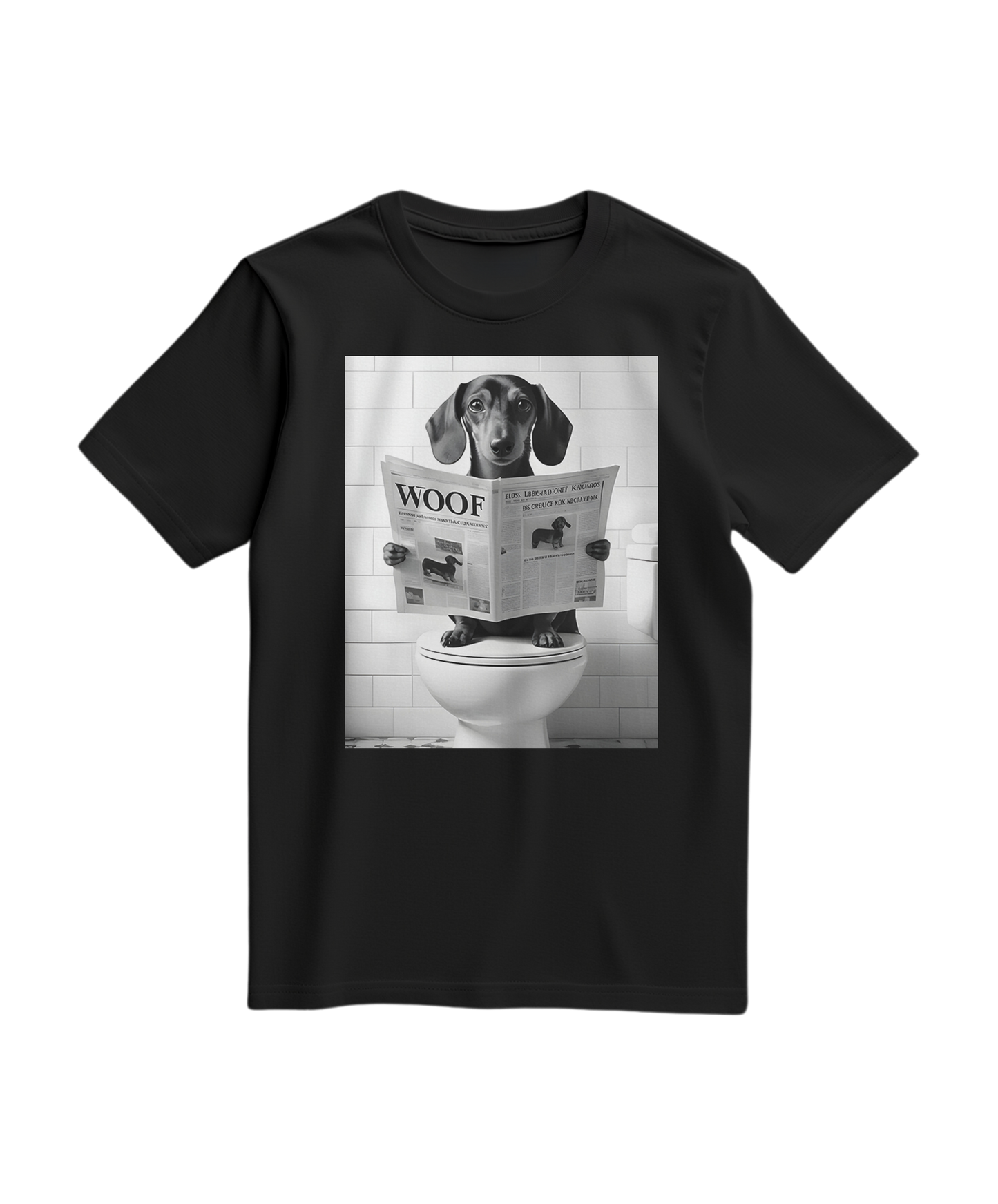 T-shirt WOOF Gazette Reader