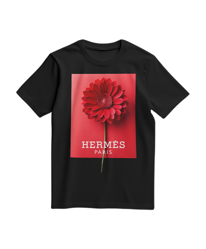 T-shirt Red Bloom Paris