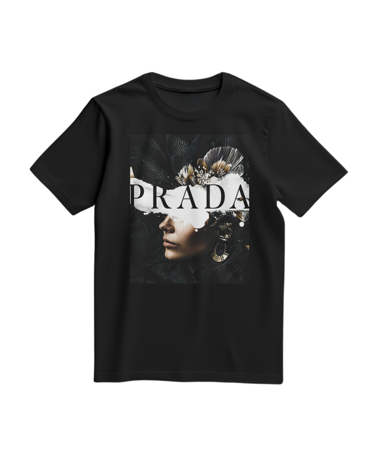 Camalestore T-shirt Shadow Muse preta, camiseta casual de algodão com estampa moderna e design confortável.
