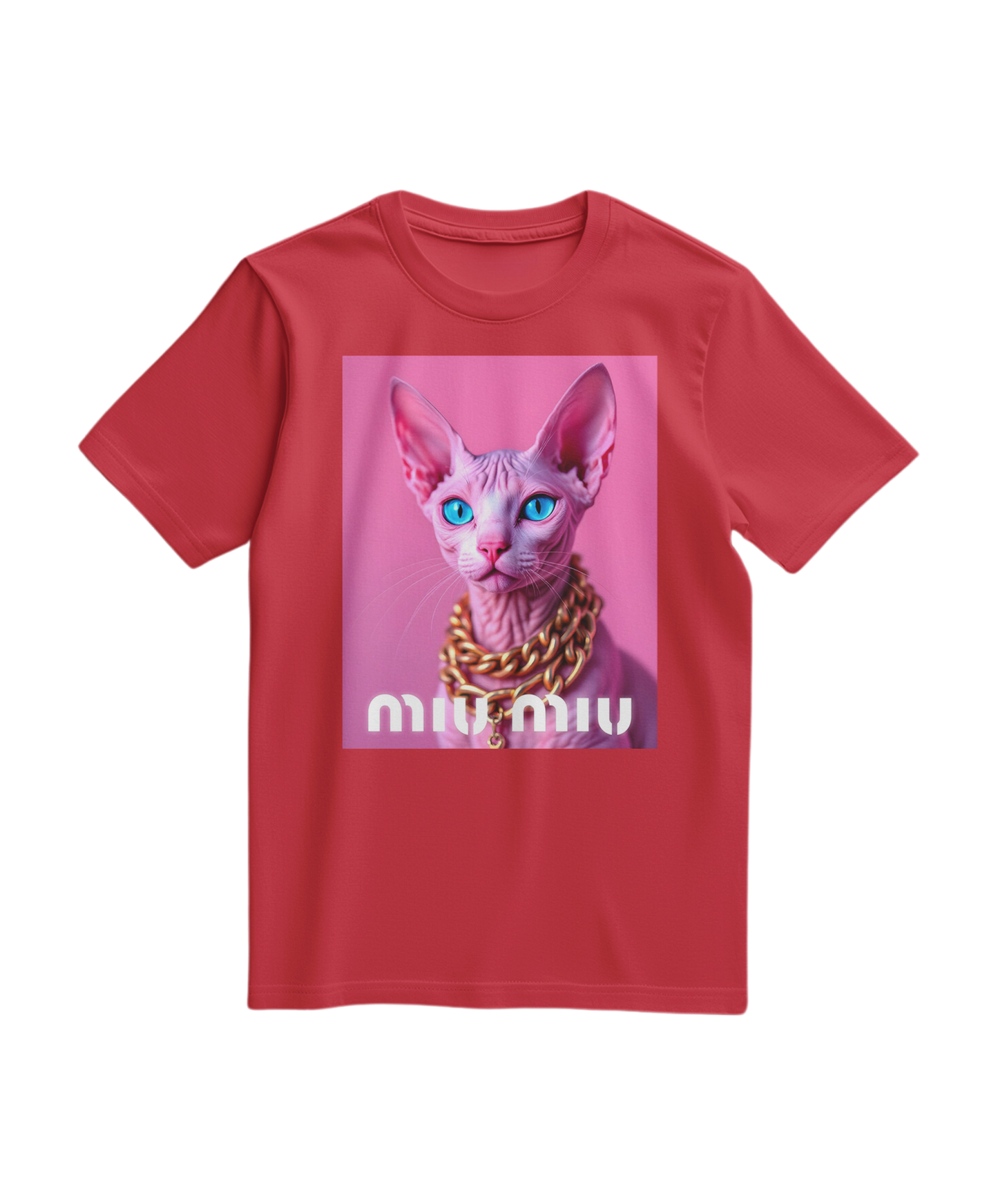 Camalestore camiseta pink com detalhes dourados e design de esfinge Sphynx, estilo casual e moderno para mulher