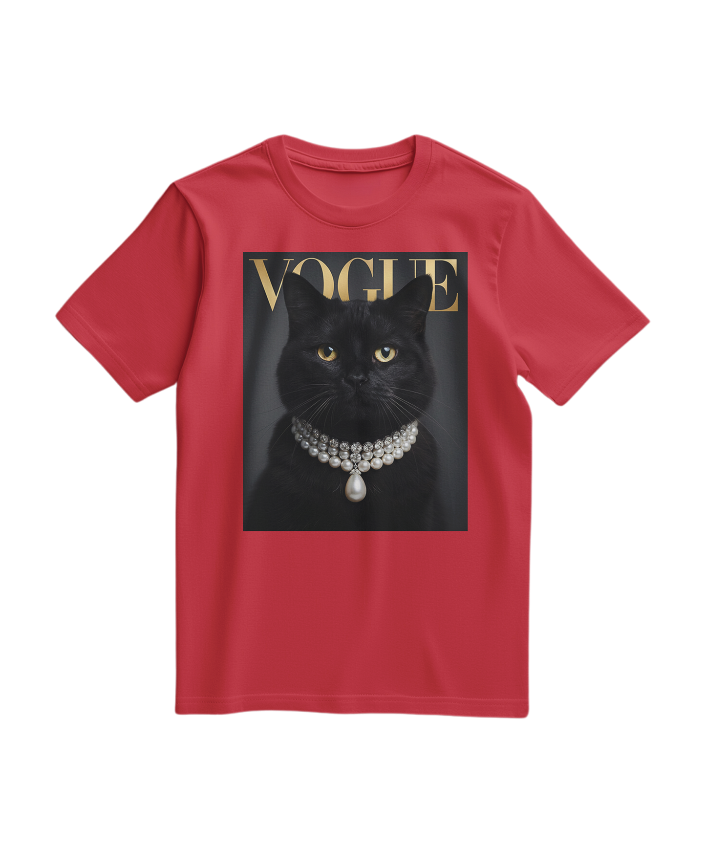 T-shirt Black Cat V