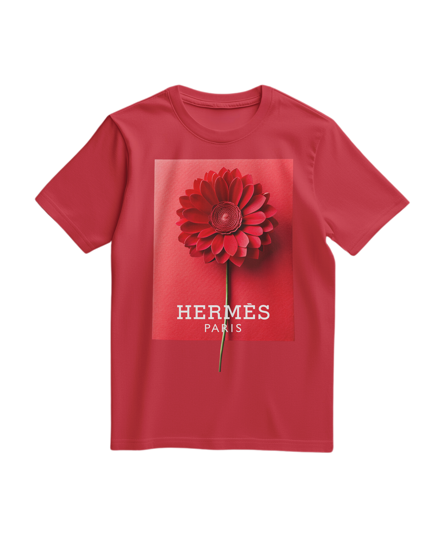 T-shirt Red Bloom Paris