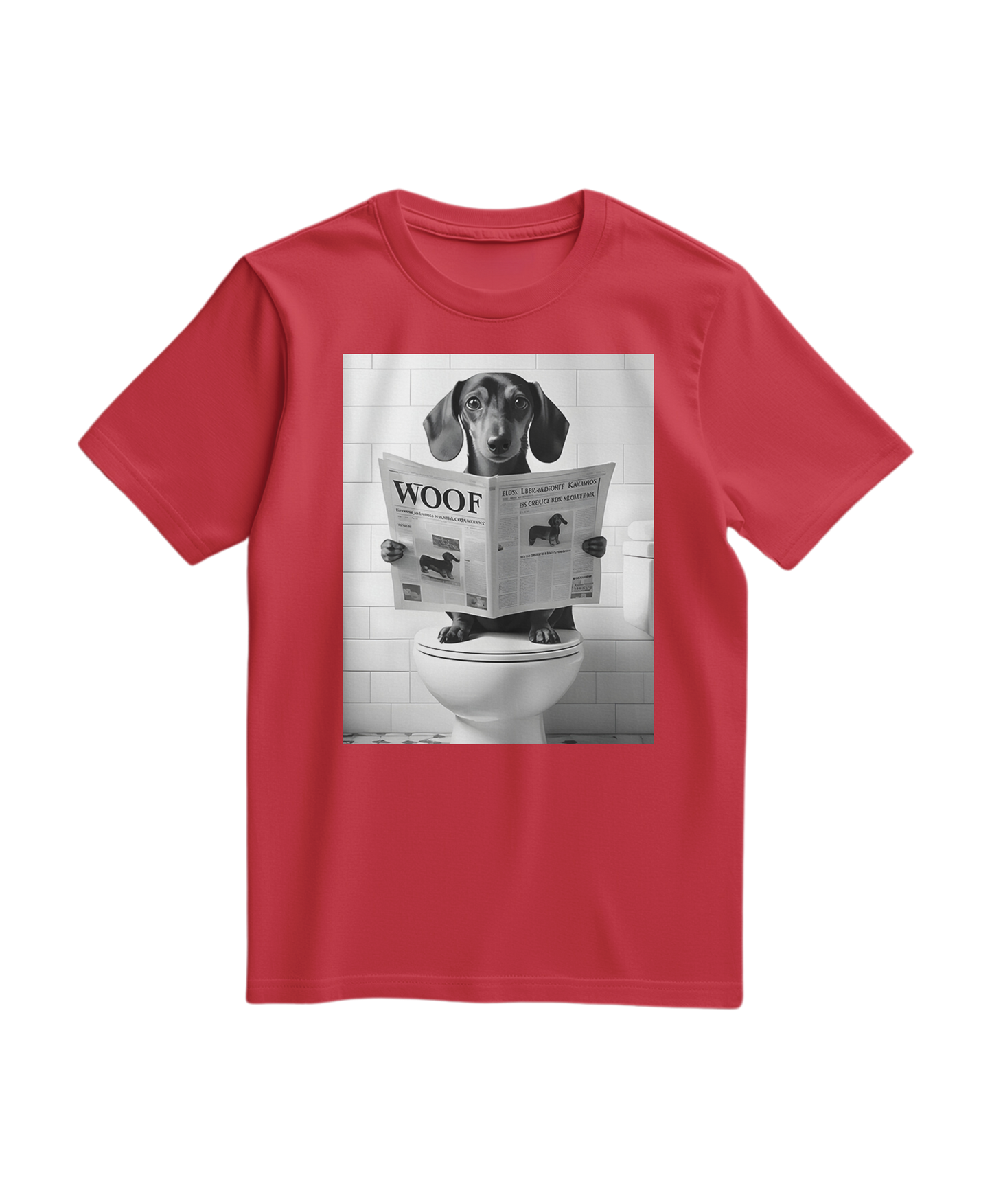 T-shirt WOOF Gazette Reader