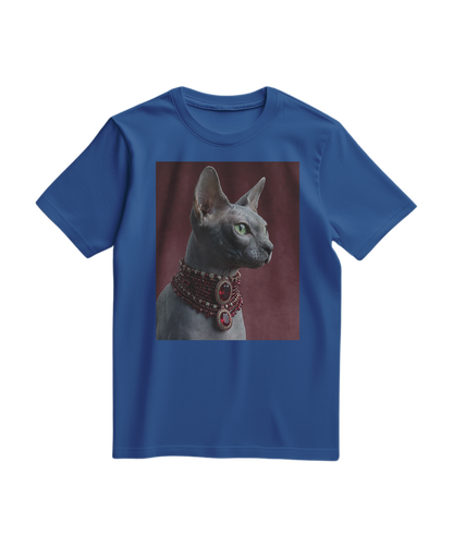 Camalestore T-shirt Emerald Muse Elite azul royal, confortável com design estiloso, feito de tecido macio e de alta qualidade.