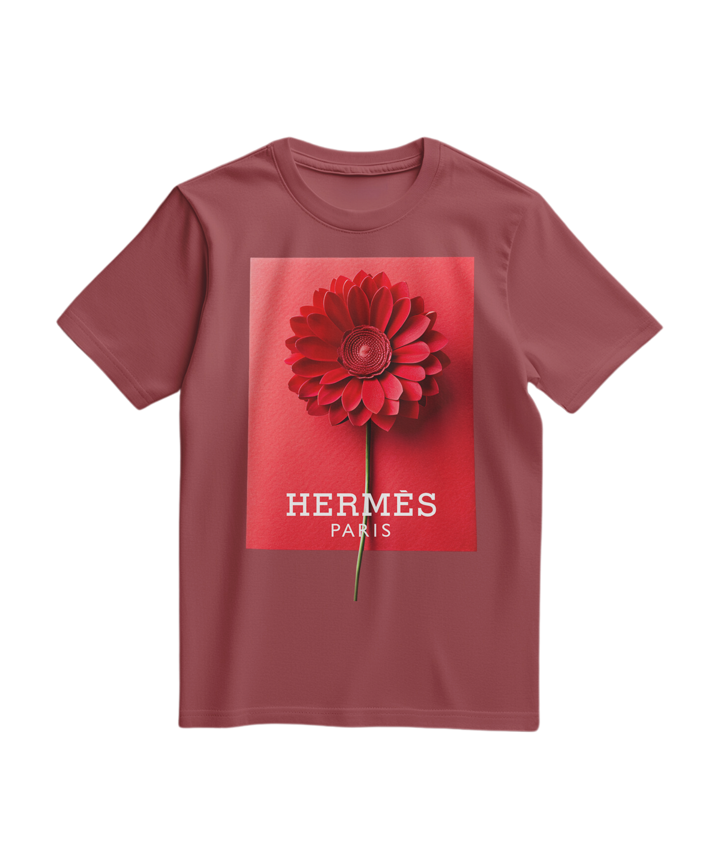 T-shirt Red Bloom Paris