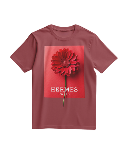 T-shirt Red Bloom Paris