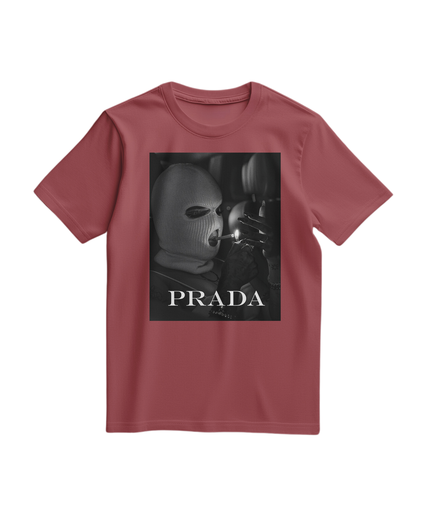 Camalestore T-shirt Urban Rebel em tom terracota, com design moderno e confortável, visível na imagem.