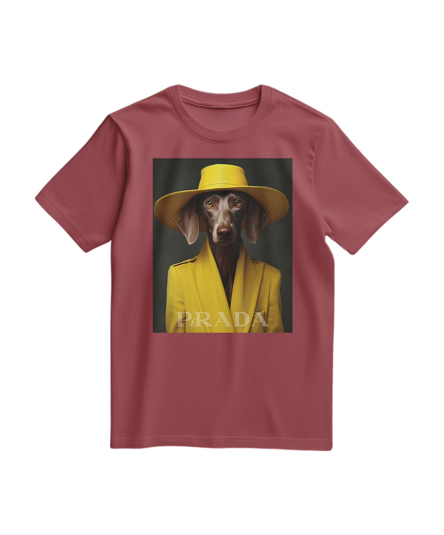 Camiseta amarela Wei da Camalestore, vista frontal, tecido leve e confortável, com design simples e elegante.