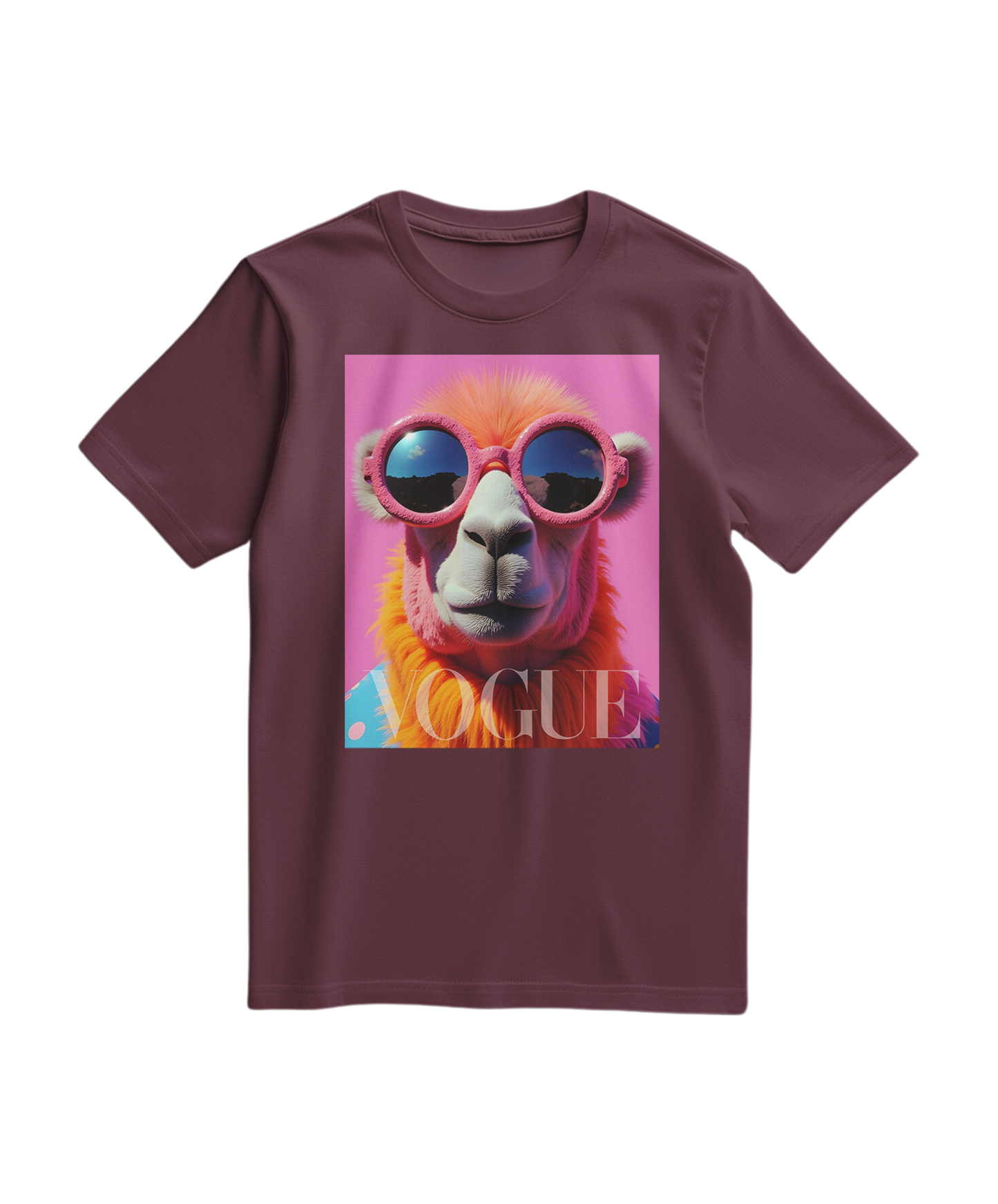 T-shirt Pink Camel Icon