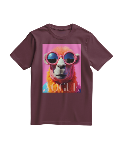 T-shirt Pink Camel Icon