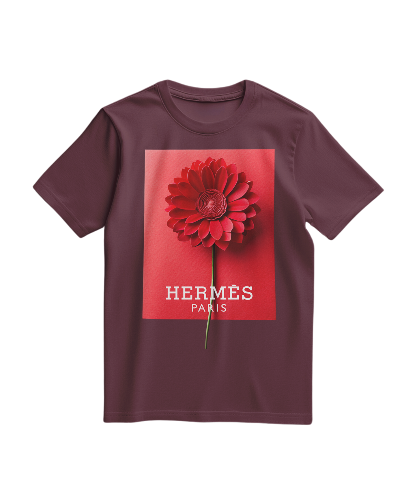 T-shirt Red Bloom Paris