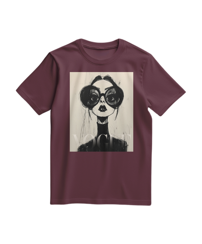 T-shirt Ink Muse Portrait