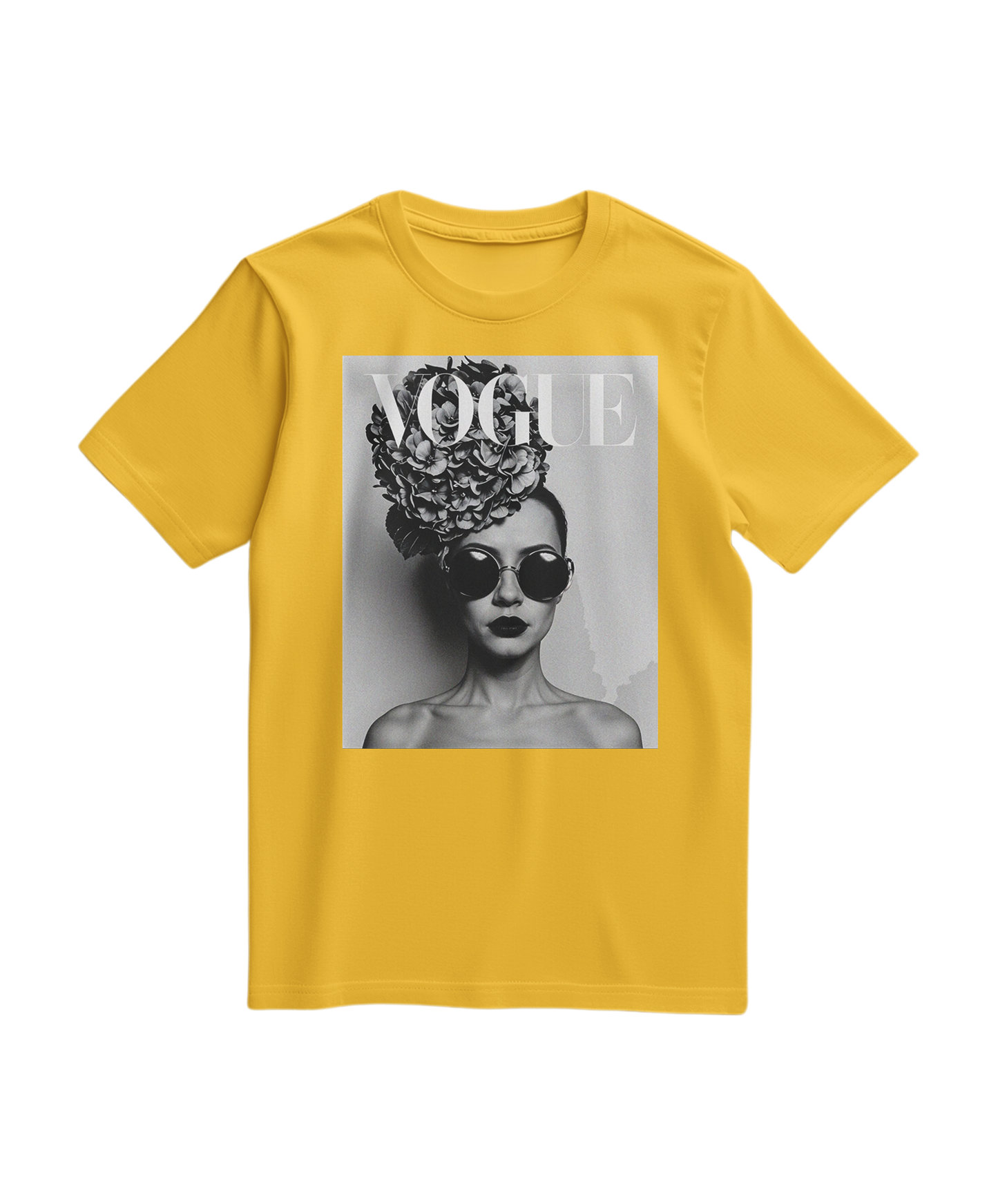 Camiseta floral preta da Camalestore, com estampa de flores coloridas, veste confortável e estilosa para o dia a dia.