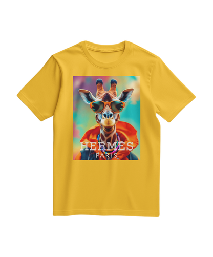 Camalestore T-shirt laranja Safari Elite, com design vibrante e tecido confortável, ideal para looks casuais e aventureiros.