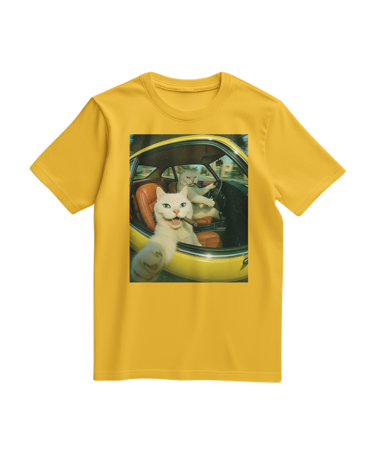T-shirt Yellow Ride