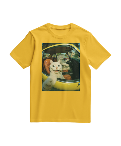T-shirt Yellow Ride