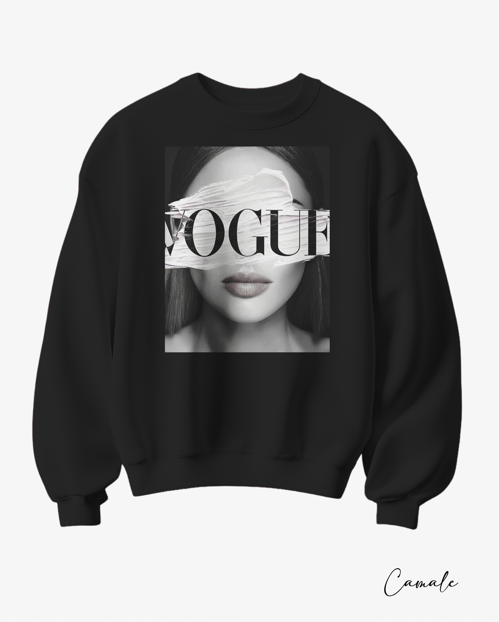 Sweatshirt B&W ART V - Camale