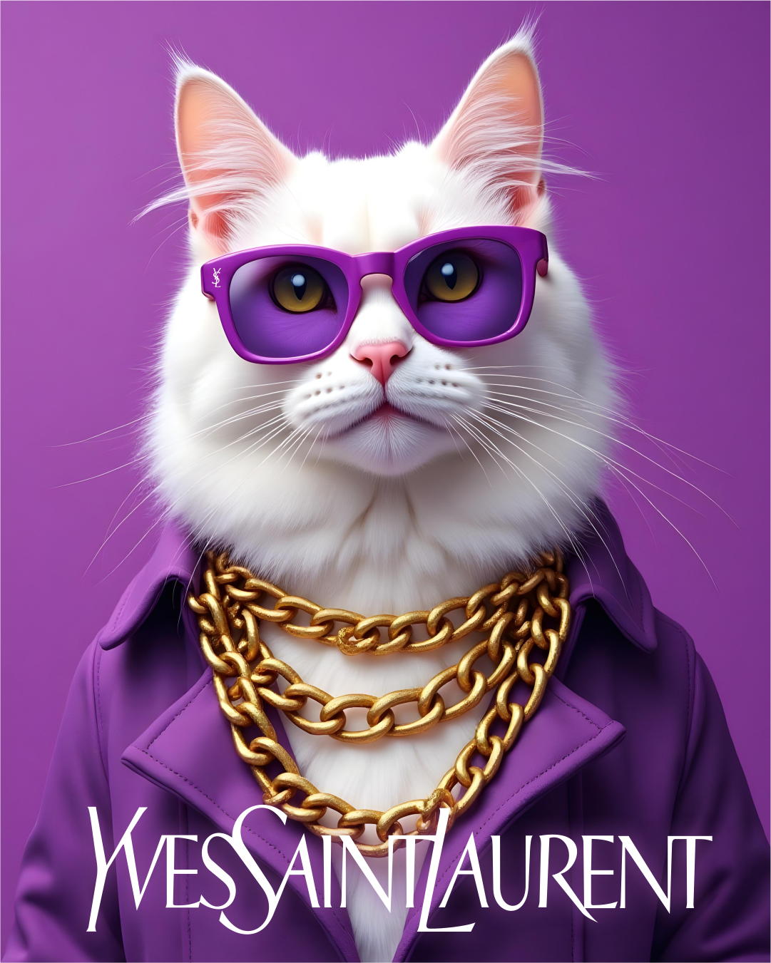 Sweatshirt Y White Fluffy - Camale