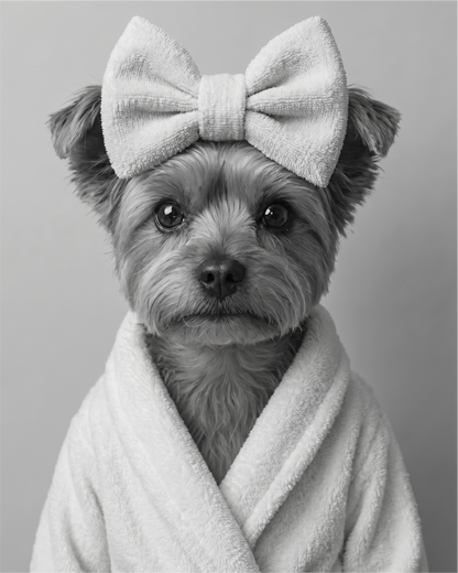 T-shirt Yorkie Spa Day