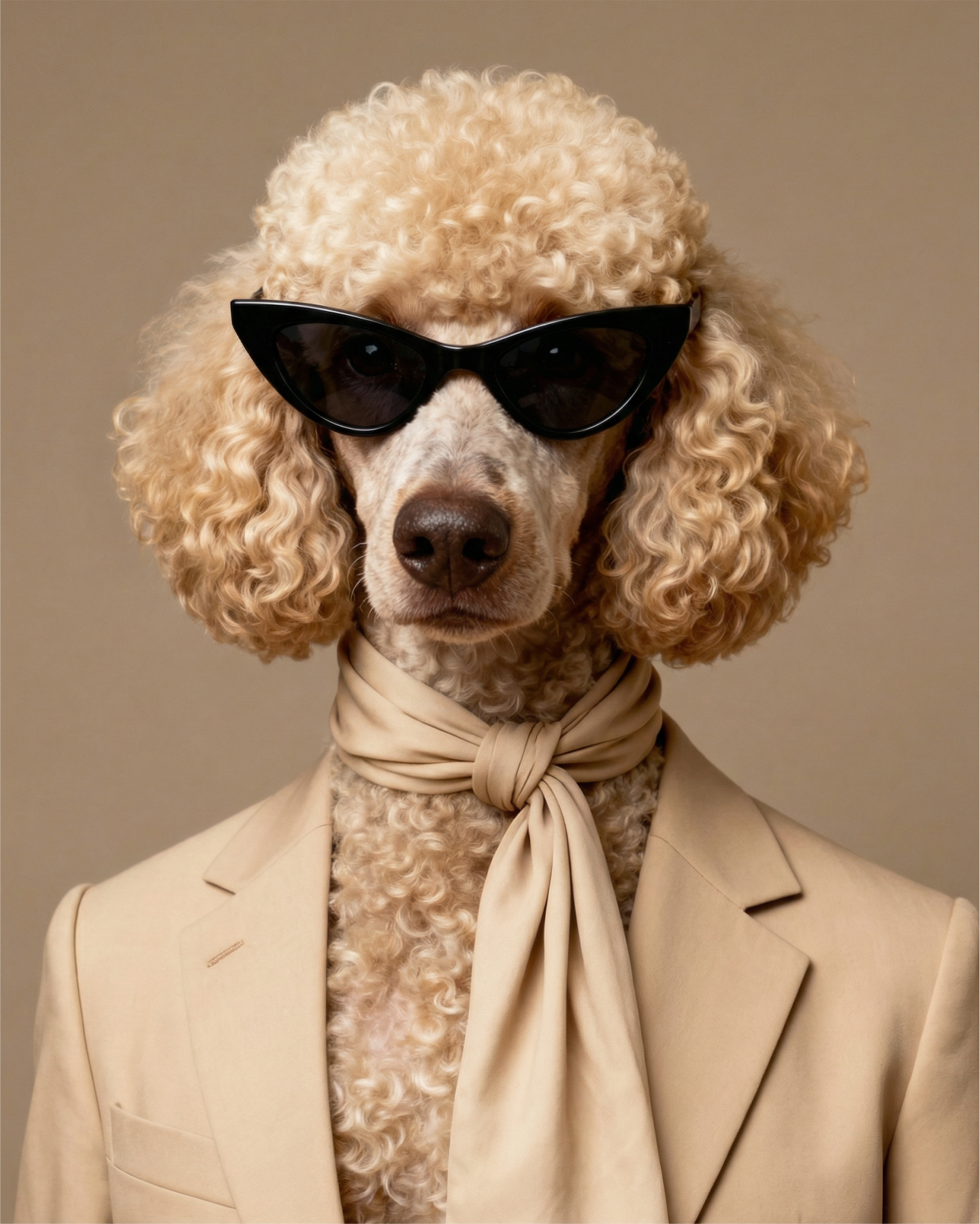 Sweatshirt poodle in Paris - Camale