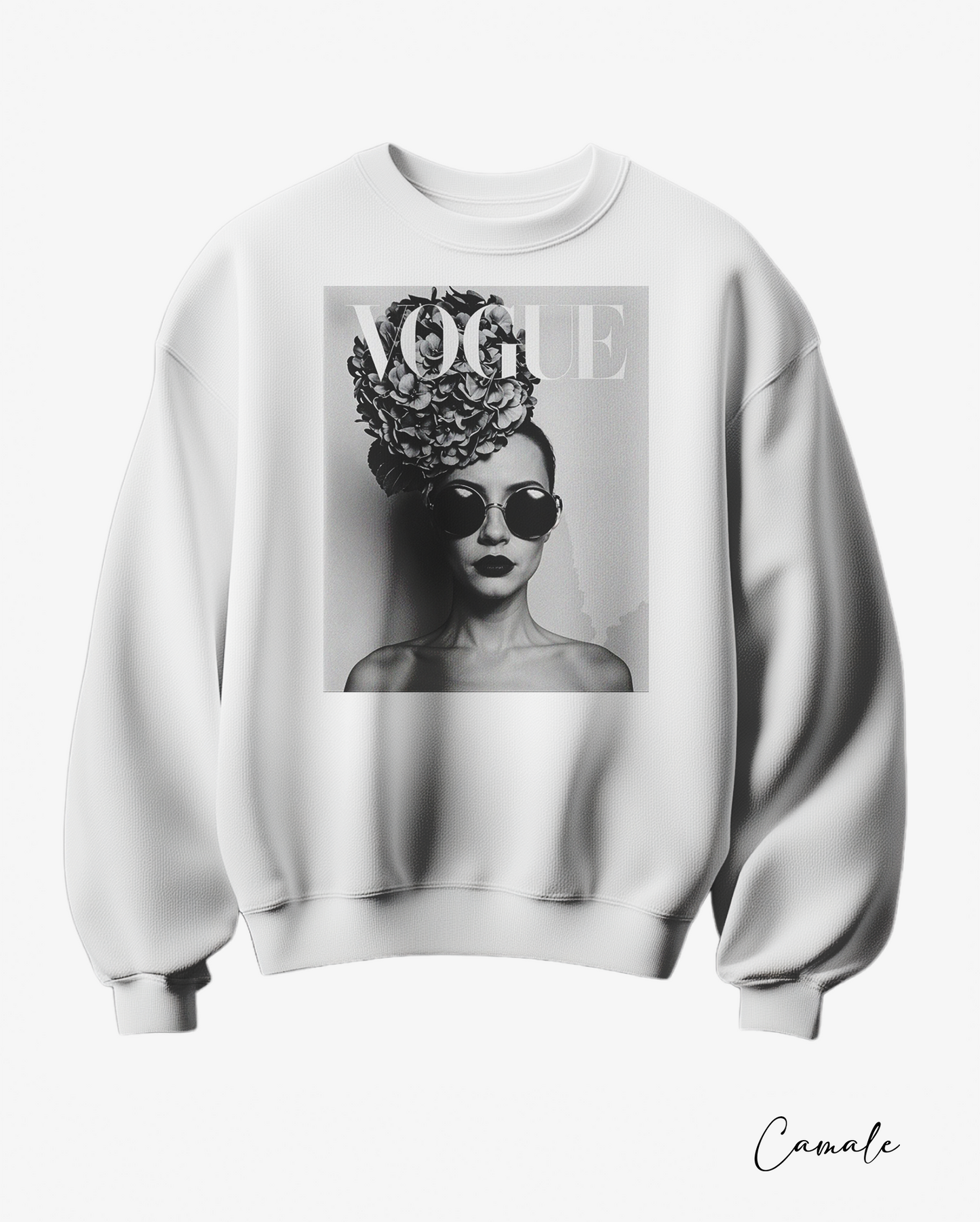 Sweatshirt V Fashion B&W - Camale