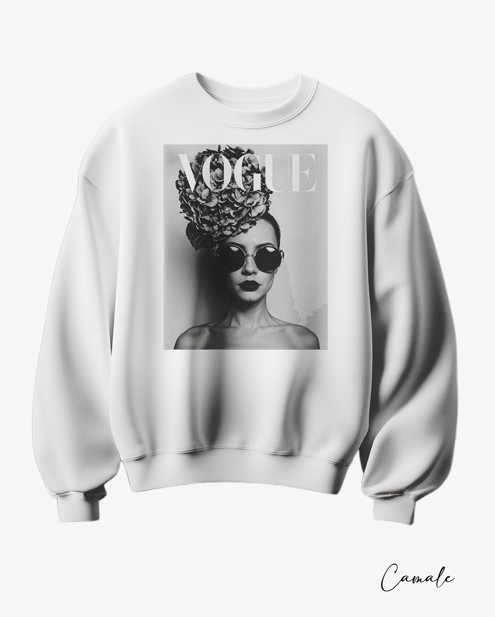 Sweatshirt V Fashion B&W - Camale