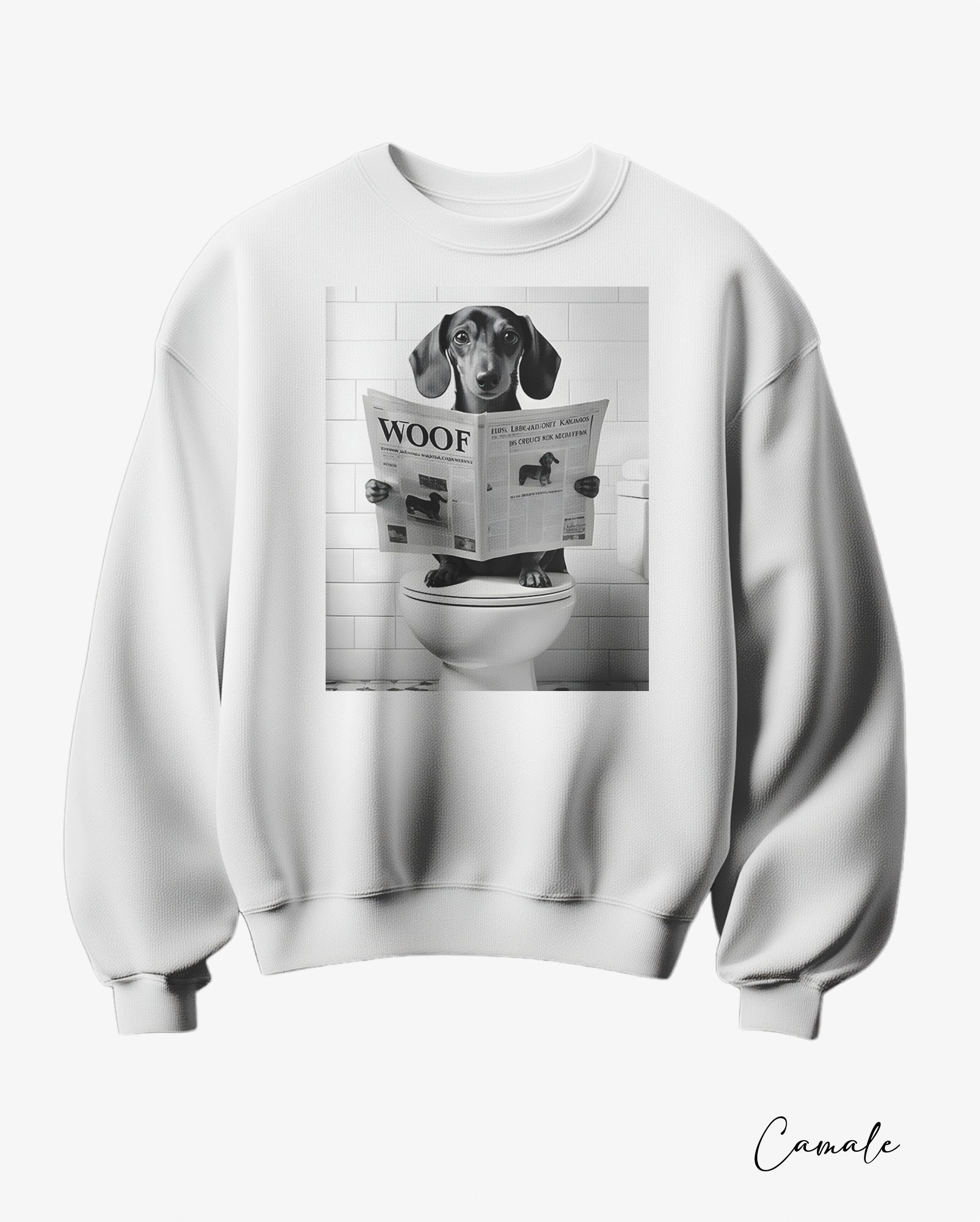 Sweatshirt Dachshund Woof - Camale