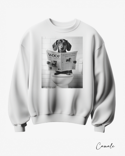 Sweatshirt Dachshund Woof - Camale