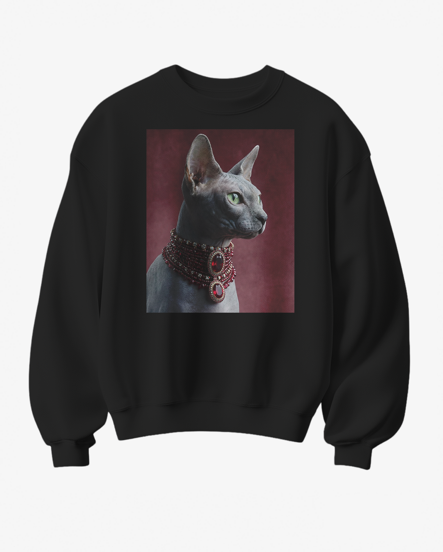 Sweatshirt Sphynx Royalty - Camale