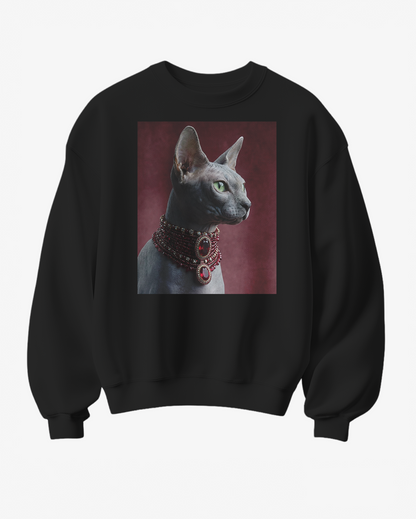 Sweatshirt Sphynx Royalty - Camale