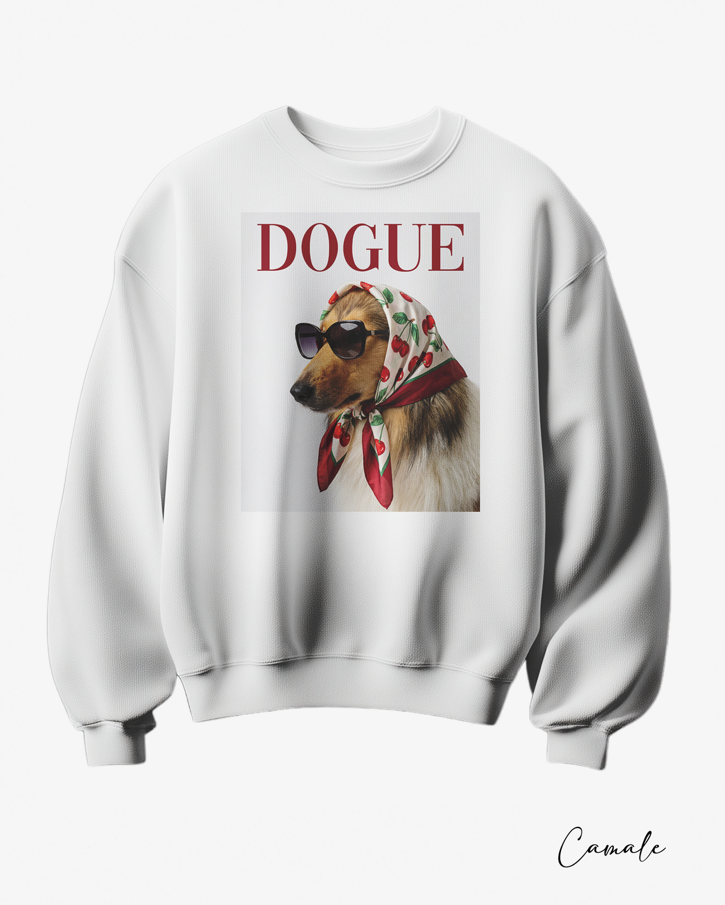 Sweatshirt Dogue cherry - Camale