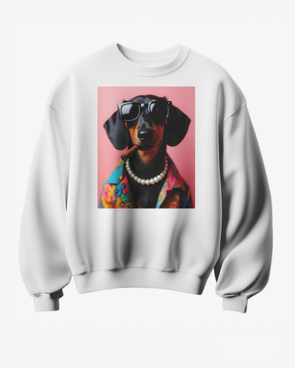 Sweatshirt Smoking dachshund - Camale