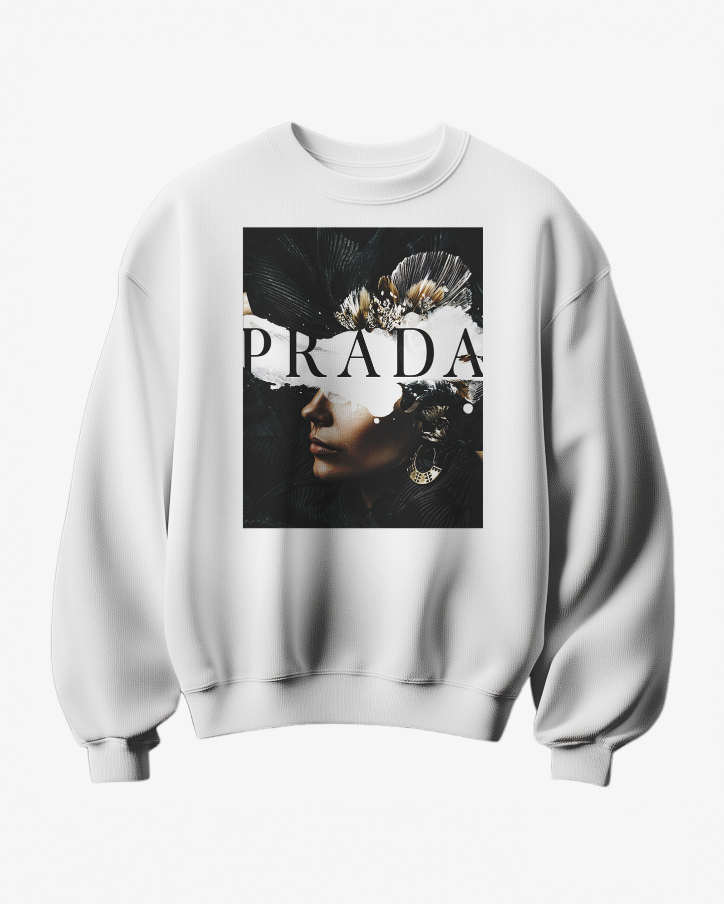 Sweatshirt P Abstract da Camalestore com padrão artístico e confortável, ideal para looks casuais e descontraídos.