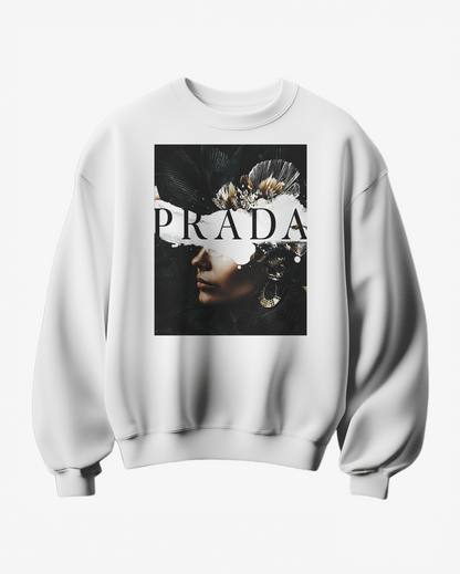 Sweatshirt P Abstract da Camalestore com padrão artístico e confortável, ideal para looks casuais e descontraídos.