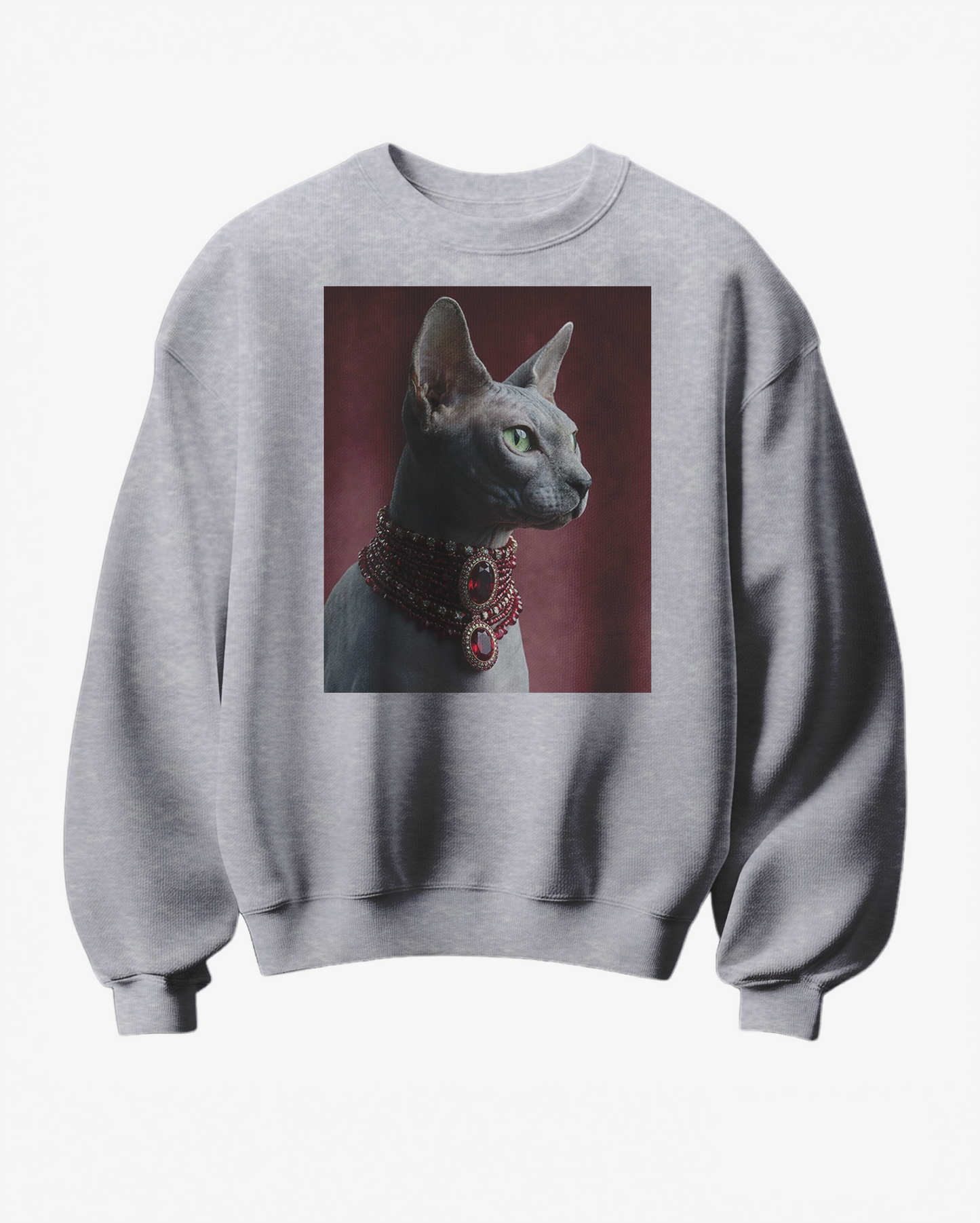 Sweatshirt Sphynx Royalty - Camale