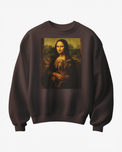 Sweatshirt Wei Mona da Camalestore, com design moderno, em cores neutras, mostrando o tecido confortável e detalhes na frente.
