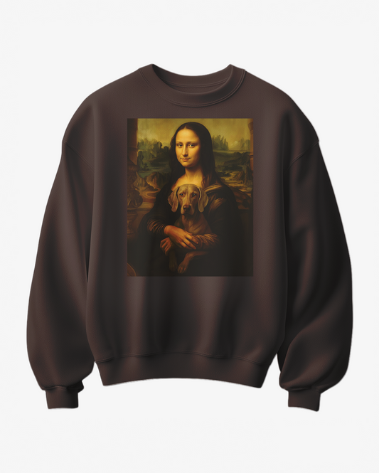 Sweatshirt Wei Mona da Camalestore, com design moderno, em cores neutras, mostrando o tecido confortável e detalhes na frente.