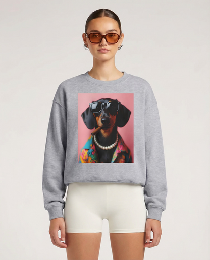Sweatshirt Smoking dachshund - Camale
