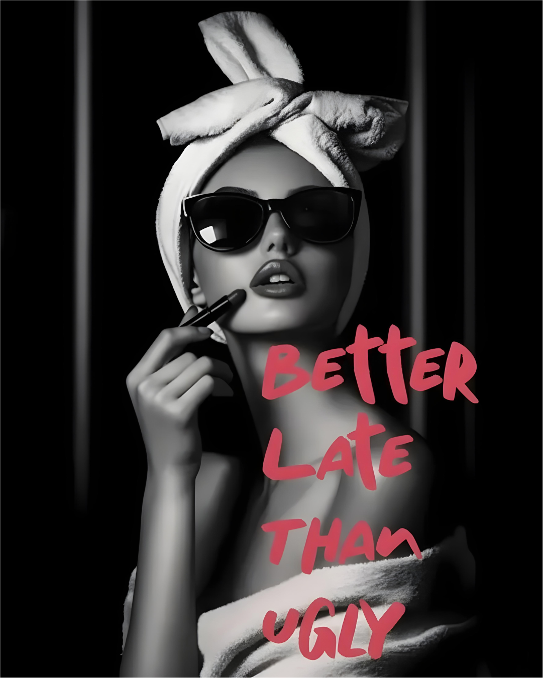 Sweatshirt Better Late Than Ugly - Camale