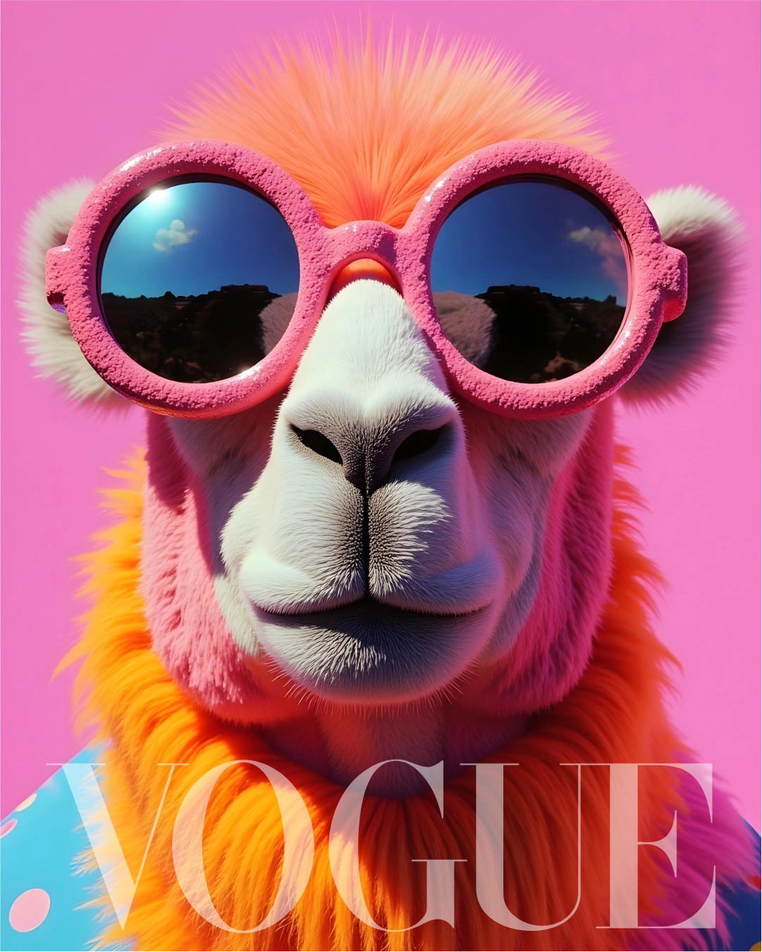 T-shirt Pink Camel Icon