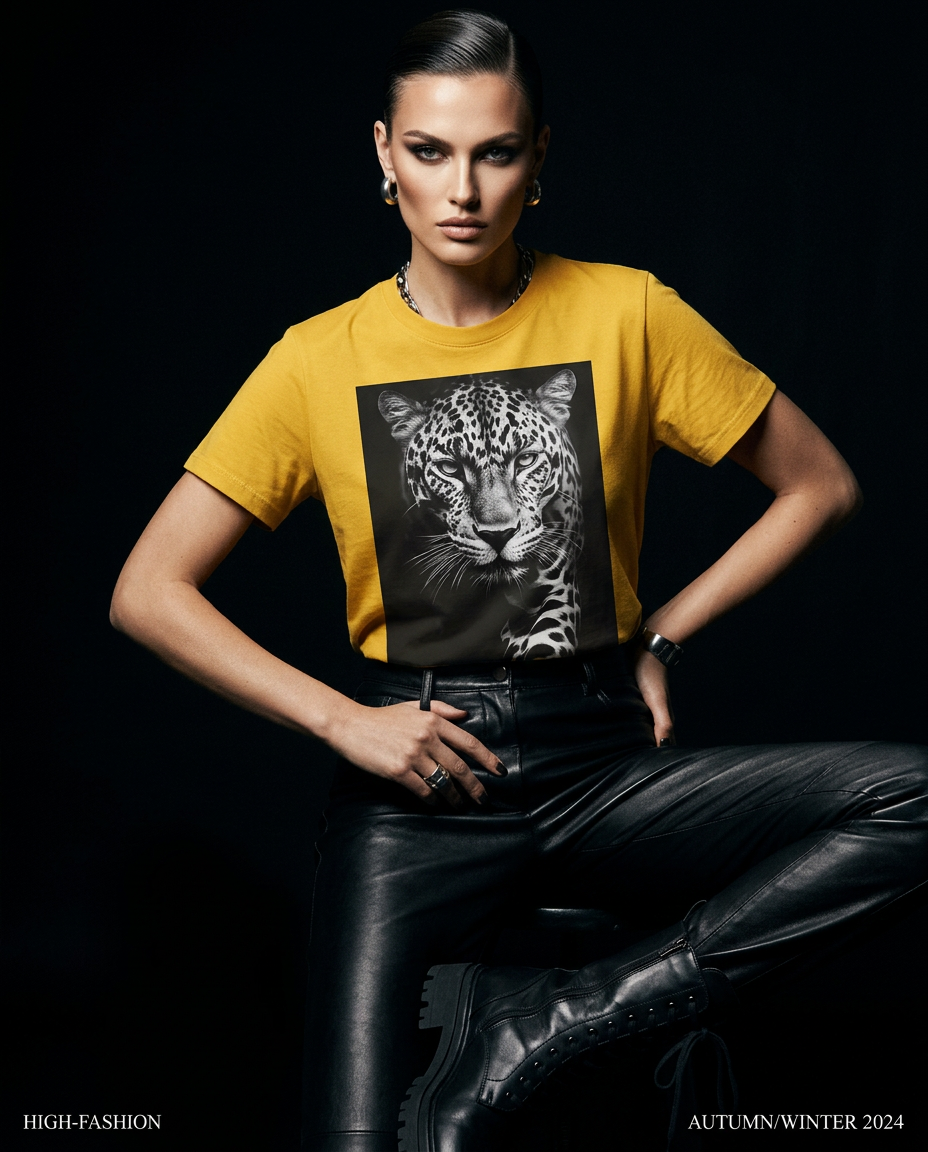 T-shirt Leopard Instinct