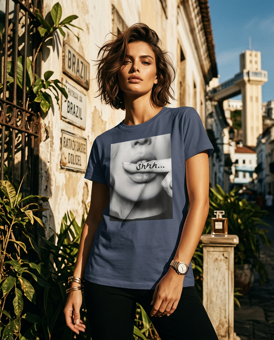 T-shirt Silence Shhh